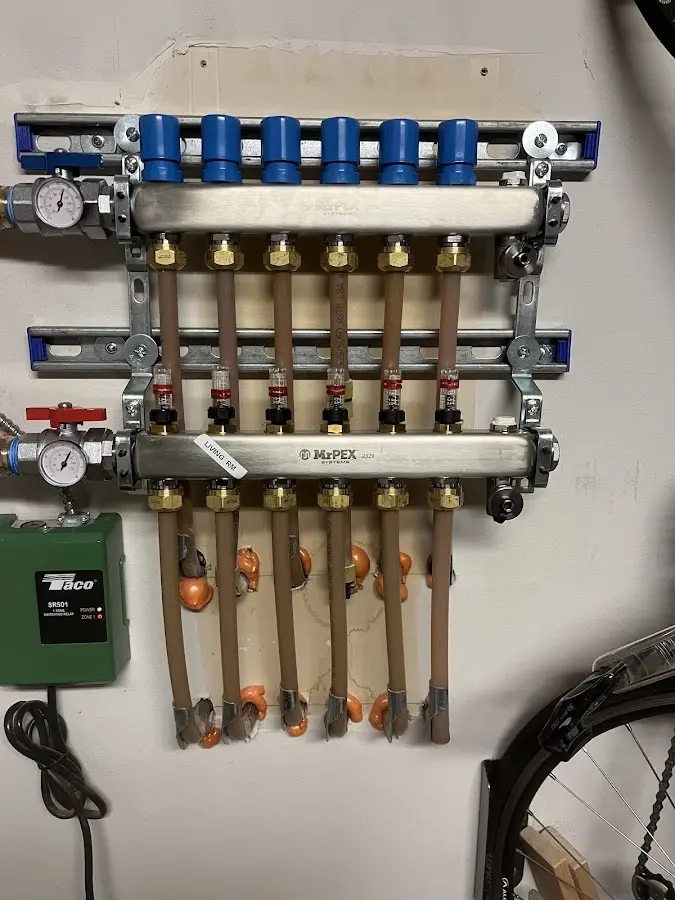 Plumber performing Leak Detection at a residential property in Milton